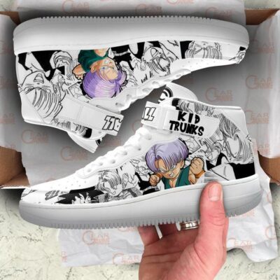 Trunks Kid Sneakers Air Mid Custom Dragon Ball Anime Shoes Mix Manga 3 Trunks Kid Sneakers Air Mid Custom Dragon Ball Anime Shoes Mix Manga 3