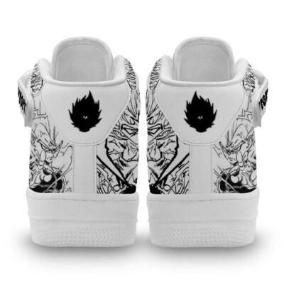Vegeta Blue Sneakers Air Mid Custom Dragon Ball Anime Shoes Mix Manga 2