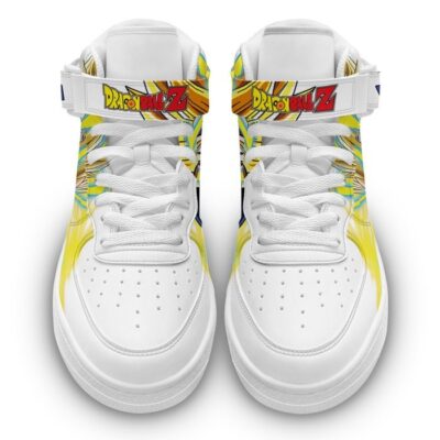 Vegeta Super Saiyan Sneakers Air Mid Custom Dragon Ball Anime Shoes for Otaku 1