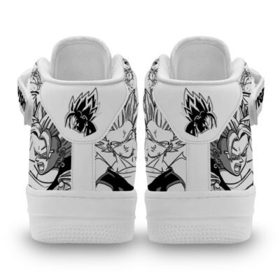 Vegito Yellow Sneakers Air Mid Dragon Ball Anime Shoes Mix Manga 2
