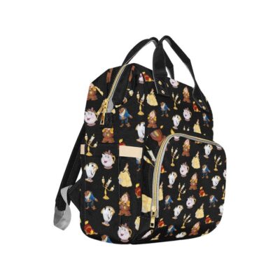 Beauty and the Beast Diaper Bag Backpack Multifunctional Backpack 2