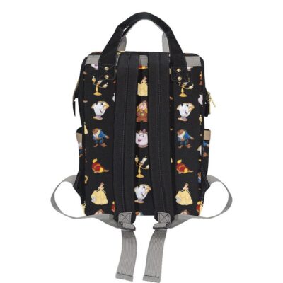 Beauty and the Beast Diaper Bag Backpack Multifunctional Backpack 3