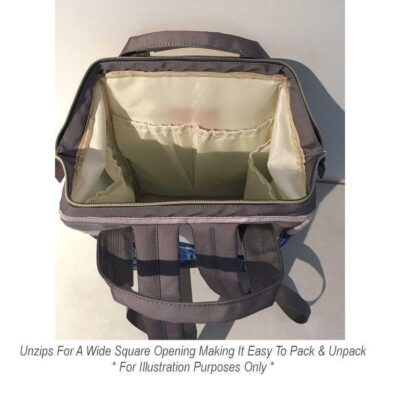 Bluey Dogs Diaper Bag Backpack Multifunctional Backpack 5 Biracial Multi Racial Pretty Eyes Baby Girl Fairy Princess Rainbow Coral Diaper Bag Backpack 6
