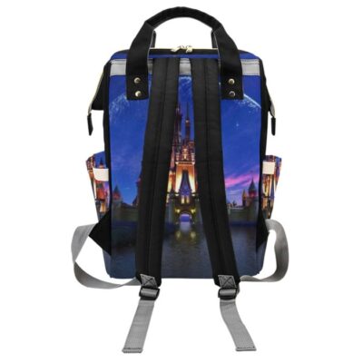 Disney Castle Diaper Bag Backpack Multifunctional Backpack 3 Disney Castle Diaper Bag Backpack Multifunctional Backpack 3