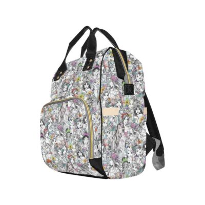 Disney Princess Diaper Bag Backpack Multifunctional Backpack 2 Disney Princess Diaper Bag Backpack Multifunctional Backpack 2 1
