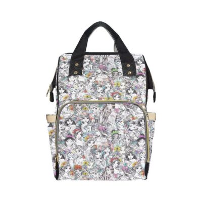 Disney Princess Diaper Bag Backpack Multifunctional Backpack