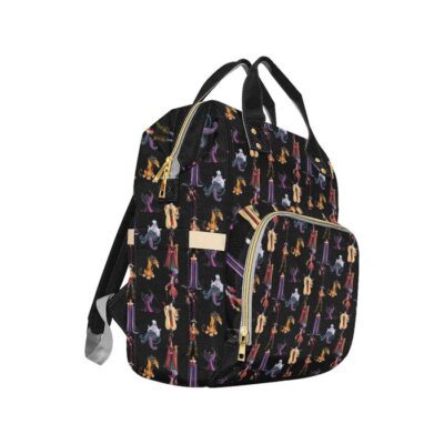 Disney Villains Diaper Bag Backpack Multifunctional Backpack 2 Disney Villains Diaper Bag Backpack Multifunctional Backpack 2
