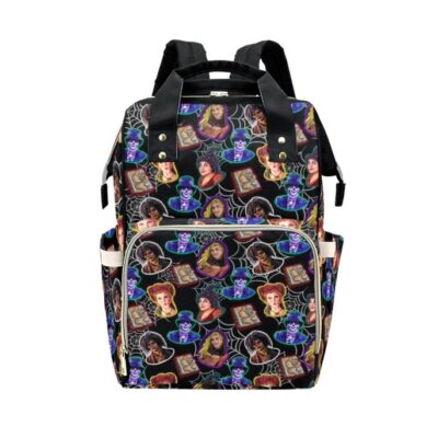 Hocus Pocus Diaper Bag Backpack Multifunctional Backpack