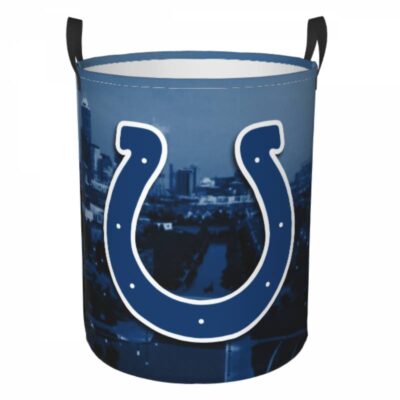 Indianapolis Colts Hamper Bag Laundry Basket For Laundry Room Or Bathroom LD745