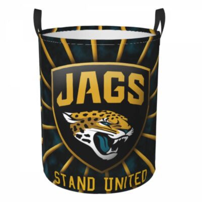 Jacksonville Jaguars Hamper Bag Laundry Basket For Laundry Room Or Bathroom LD746