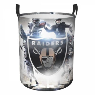 Las Vegas Raiders Hamper Bag Laundry Basket For Laundry Room Or Bathroom LD752