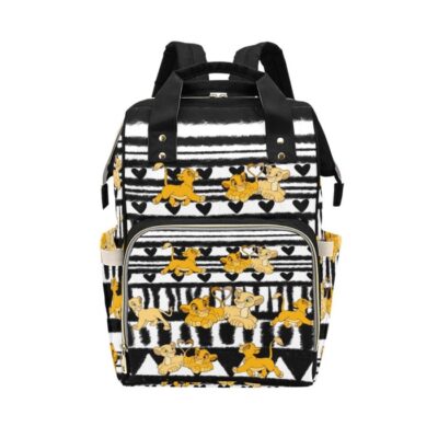 Lion King Diaper Bag Backpack Multifunctional Backpack
