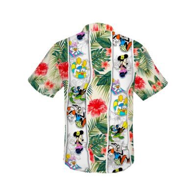 Mickey & Friends Floral Summer Tropical Print Disney Hawaiian Button Down Shirt Shorts Set Unisex Outfits 3 Mickey Friends Floral Summer Tropical Print Disney Hawaiian Button Down Shirt Shorts Set Unisex Outfits 3