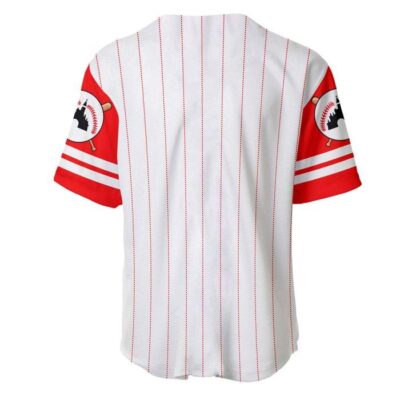 Mickey Friends White Red Disney Unisex Cartoon Graphic Casual Outfits Custom Baseball Jersey 3