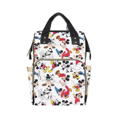 Mickey Mouse Diaper Bag Backpack Multifunctional Backpack