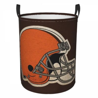 NFL Cleveland Browns Hamper Bag Laundry Basket For Laundry Room Or Bathroom LD790