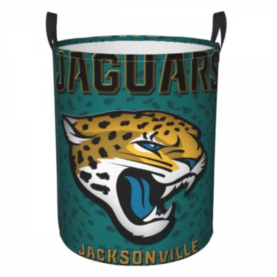 NFL Jacksonville Jaguars Hamper Bag Laundry Basket For Laundry Room Or Bathroom LD800