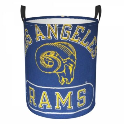 NFL Los Angeles Rams Hamper Bag Laundry Basket For Laundry Room Or Bathroom LD808