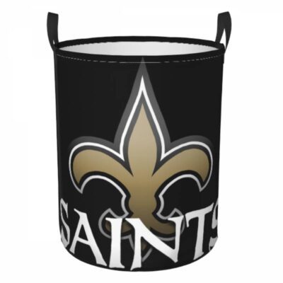 NFL New Orleans Saints Hamper Bag Laundry Basket For Laundry Room Or Bathroom LD820
