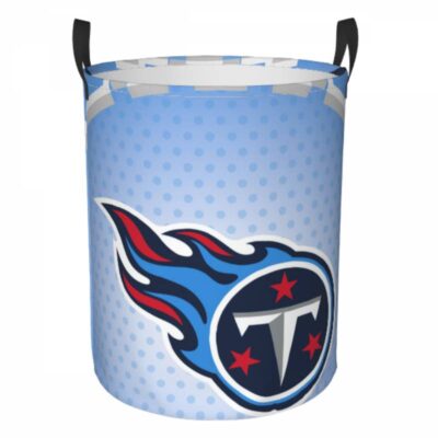 NFL Tennessee Titans Hamper Bag Laundry Basket For Laundry Room Or Bathroom LD835