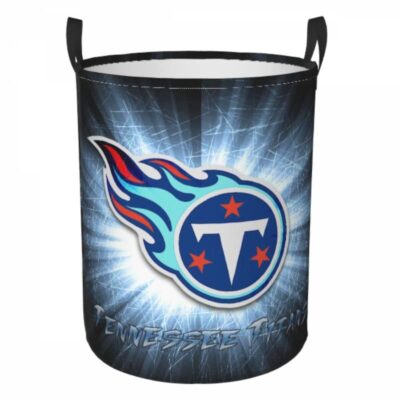 NFL Tennessee Titans Hamper Bag Laundry Basket For Laundry Room Or Bathroom LD836