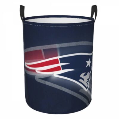 New England Patriots Hamper Bag Laundry Basket For Laundry Room Or Bathroom LD765