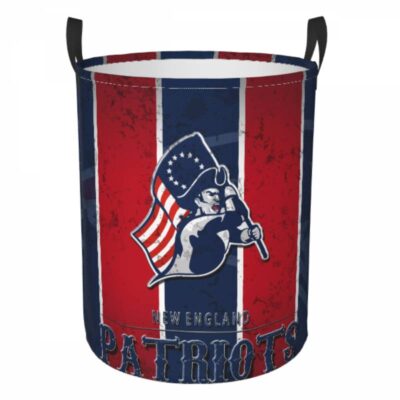 New England Patriots Hamper Bag Laundry Basket For Laundry Room Or Bathroom LD766
