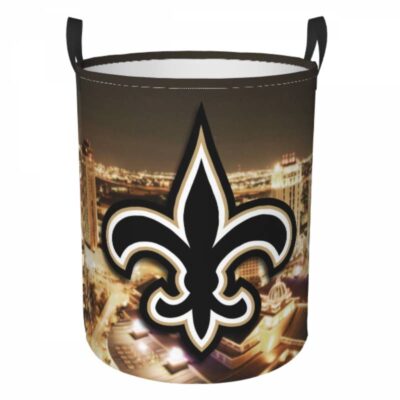 New Orleans Saints Hamper Bag Laundry Basket For Laundry Room Or Bathroom LD767