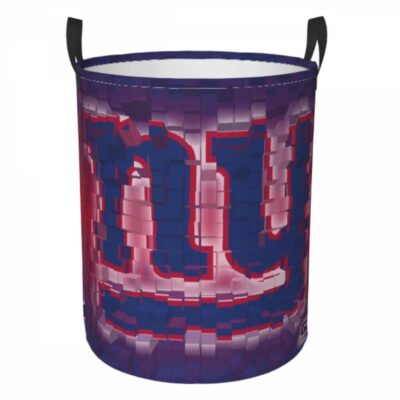 New York Giants Hamper Bag Laundry Basket For Laundry Room Or Bathroom LD773