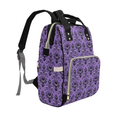 Original Haunted Mansion Wallpaper Diaper Bag Backpack Multifunctional Backpack 3 Original Haunted Mansion Wallpaper Diaper Bag Backpack Multifunctional Backpack 3