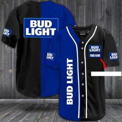 Personalized Bud Light Jersey Shirt