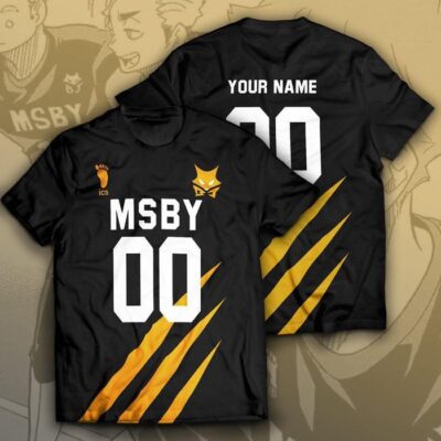 Personalized MSBY Black Jackals Unisex T-Shirt 1 Personalized MSBY Black Jackals Unisex T Shirt 1