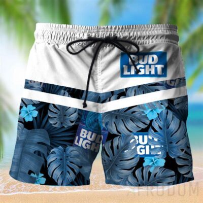 Personalized Tropical Bud Light Hawaiian Shirt And Shorts Set 4 Personalized Tropical Bud Light Hawaiian Shirt And Shorts Set 4