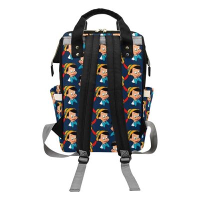 Pinocchio Diaper Bag Backpack Multifunctional Backpack 2 Pinocchio Diaper Bag Backpack Multifunctional Backpack 2 3