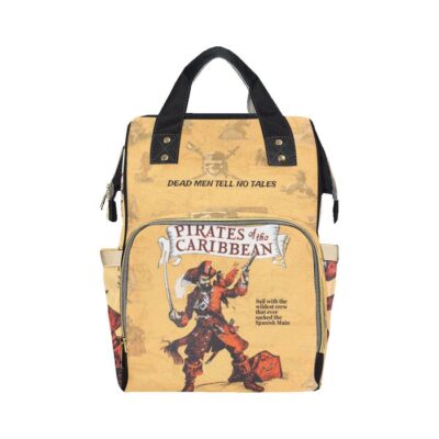 Pirates of the Caribbean Diaper Bag Backpack Multifunctional Backpack