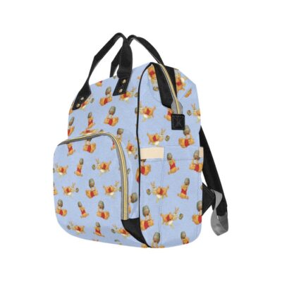 Pooh Bear Hunny Pot Diaper Bag Backpack Multifunctional Backpack 2 Pooh Bear Hunny Pot Diaper Bag Backpack Multifunctional Backpack 2