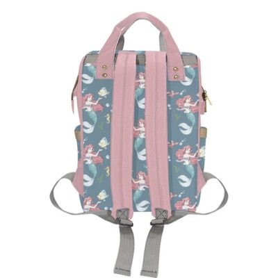 The Little Mermaid Diaper Bag Backpack Multifunctional Backpack 3 The Little Mermaid Diaper Bag Backpack Multifunctional Backpack 3 1