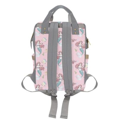 The Little Mermaid Diaper Bag Backpack Multifunctional Backpack 3 The Little Mermaid Diaper Bag Backpack Multifunctional Backpack 3 2