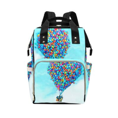 UP Balloons Diaper Bag Backpack Multifunctional Backpack