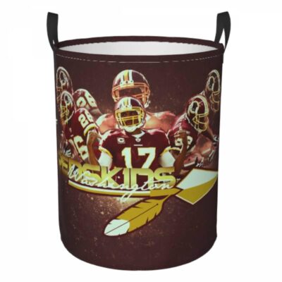 Washington Redskins Football Team Hamper Bag Laundry Basket For Laundry Room Or Bathroom LD464