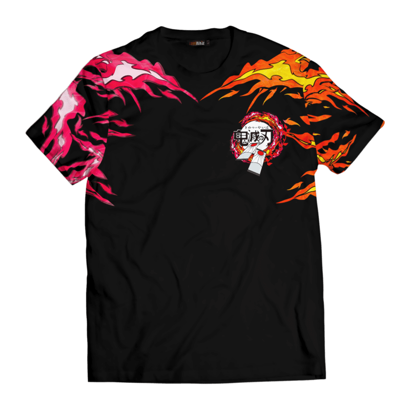 Yin Yang Tanjiro Nezuko Unisex T Shirt 2