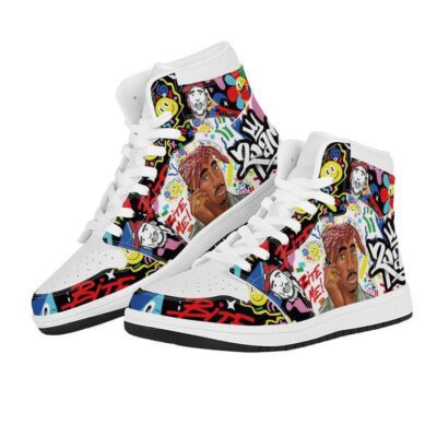 2pac Sneaker Air Jordan 1 Custom Sneakers For Fans 2