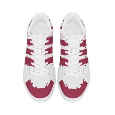 Arizona Cardinals Low Top Leather Stan Smith Shoes - White Sole SST1594 3 Arizona Cardinals Low Top Leather Skate Shoes Tennis Shoes Sneaker For Fans White Sole 3