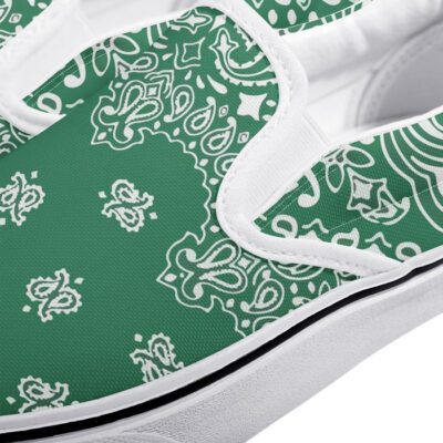 Bandana Slip On Shoes Low Top Sneaker For Fans 3