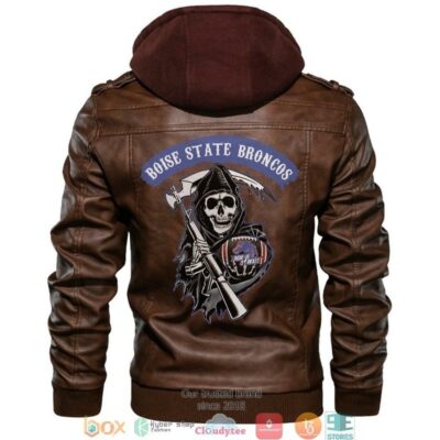 Boise State Broncos NCAA Football Sons Of Anarchy Leather Jacket LJ0563