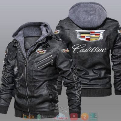 Cadillac Car brand Leather Jacket LJ0682