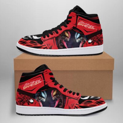 Carnage Symbiote vs Venom Air Jordan 1 High Top Sneakers Custom Shoes 2