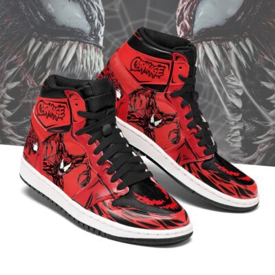 Carnage Venom Air Jordan 1 High Top Sneakers Custom Shoes 2