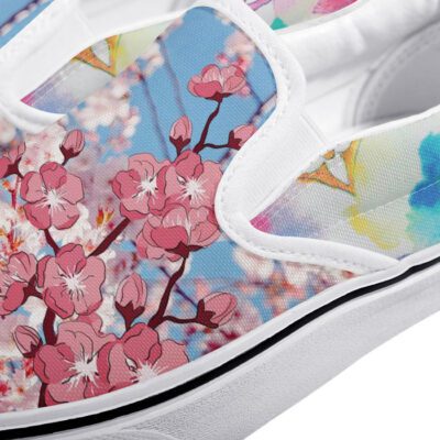 Cherry Blossoms Slip On Shoes Low Top Sneaker For Fans 3