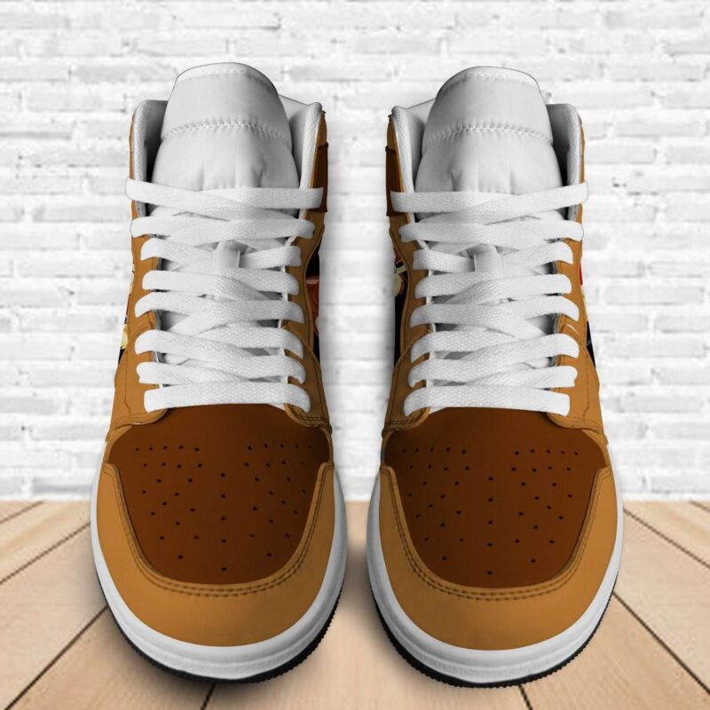 Chip n Dale Brown Black Air Jordan 1 High Top Sneakers Custom Shoes For Fans 2